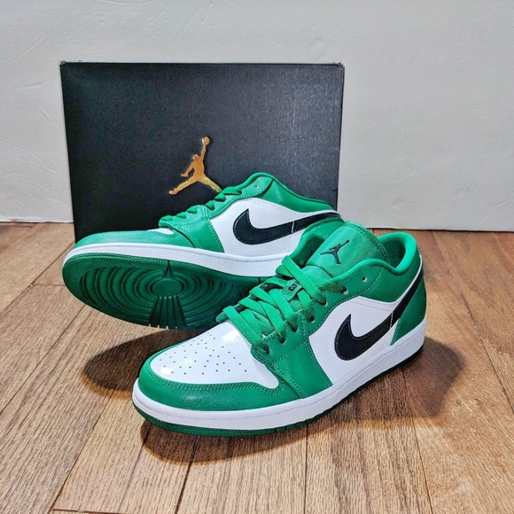 air jordan 1 retro low green